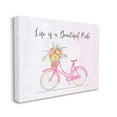 thumbnail image 3 of Life Is A Beautiful Ride Bicycle Inspirational Graphic Art Gallery Wrapped Canvas Print Wall Art, 3 of 7