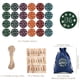 thumbnail image 2 of Juego de 24 bolsas de relleno para calendario de Adviento de Navidad, bolsas de regalo de Navidad con pegatinas de números de Adviento de 1 a 24 para pared, ventana, árbol de Navidad, 2 of 8