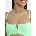 thumbnail image 4 of No Boundaries Women's Cutout V-Wire One-Piece Swimsuit, Sizes XXS - XXL, 4 of 5