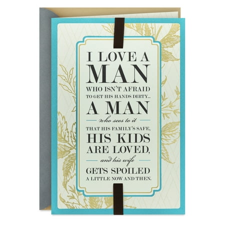 Hallmark Anniversary Card for Husband From Wife (Strong Convictions and a Tender Heart)