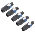 thumbnail image 3 of Pin Speaker Connector,5Pcs NL4FC 4-Pin Plug Audio Connector Speaker Connector Sleek Aesthetic, 3 of 12