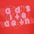 thumbnail image 3 of CafePress - Daddy's Little Valentine Kids Dark T Shirt - Dark T-Shirt Kids XS-XL, 3 of 4
