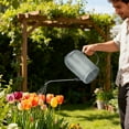 thumbnail image 4 of Stainless Steel Spout Long Spout Watering Can with 2L Clear Measurement Markings, Indoor Outdoor Watering Can for Houseplants, Flowers and Gardens, 4 of 5