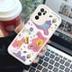 thumbnail image 3 of ¡Mantén tu iPhone seguro y elegante con esta divertida funda para teléfono plateada, colorida, mate, de doble capa, con dibujos animados!, 3 of 4