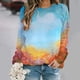 thumbnail image 3 of Nueva camiseta de manga larga con estampado gráfico de pintura al óleo para mujer, camiseta larga de calle con cuello redondo, camiseta holgada Y2k, 3 of 5