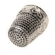 thumbnail image 1 of de escudo de agarre de de de dedal de metal para pin plateado, 1 of 7