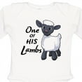 thumbnail image 4 of Inktastic One of His Lambs Easter Sheep Boys or Girls Long Sleeve Baby Bodysuit, 4 of 5