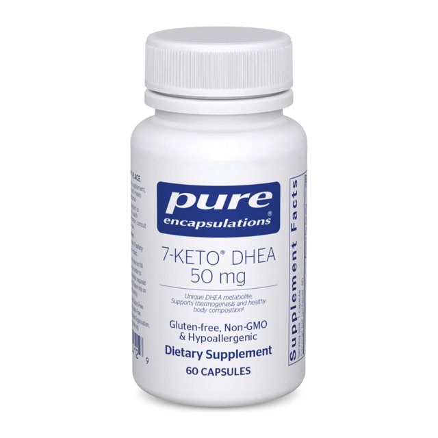 Pure Encapsulations 7-Keto DHEA 50 mg | Unique DHEA Metabolite Supplement to Support Thermogenesis and Healthy Body Composition* | 60 Capsules