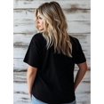 thumbnail image 2 of Women's Valentine's Day Love Print T-Shirt Fashion Short Sleeve Round-Neck Tops Summer, 2 of 7