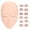 Pink, variant on BOKYAN Skin Color Lash Extension Mannequin Face Set 6 Pairs Replaceable Eyelids Silicone Practice Head for Makeup Massage (7.87 inches / 20 cm)