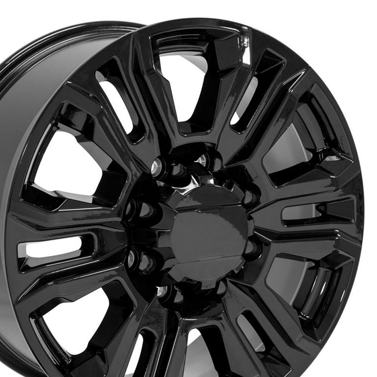 OE Wheels DG15 22 Inch Rim Fits Hellcat Style 5x115 22x9 Gloss Black - Hollander 2528 (1
