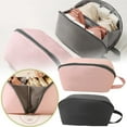thumbnail image 4 of Home Textile Storage Organizer For Living Room Peach Skin Fabric Editor Storage Bag Travel Underwear Socks Portable Organizer, 4 of 4