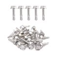 thumbnail image 1 of IMScrews 100 Uds. Tornillos autoperforantes con cabeza de arandela hexagonal de acero inoxidable #8 x 3/4 ", tornillos Tek de chapa de rosca completa de acero inoxidable 410, 1 of 5