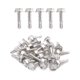 thumbnail image 1 of IMScrews 100 Uds. Tornillos autoperforantes con cabeza de arandela hexagonal de acero inoxidable #8 x 3/4 ", tornillos Tek de chapa de rosca completa de acero inoxidable 410, 1 of 5