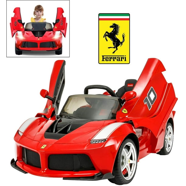 VOLTZ TOYS 12V Ride on Car for Kids, Ferrari LaFerrari avec