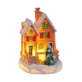 thumbnail image 2 of Decoración navideña de casa de pueblo con nieve, manualidades de resina, decoración del hogar Estilo K, 2 of 9