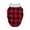 Cranberry Merlot / Black Soot Check, variant on 7th & Hudson Reversible Vest for Dogs and Cats, Size S-XL