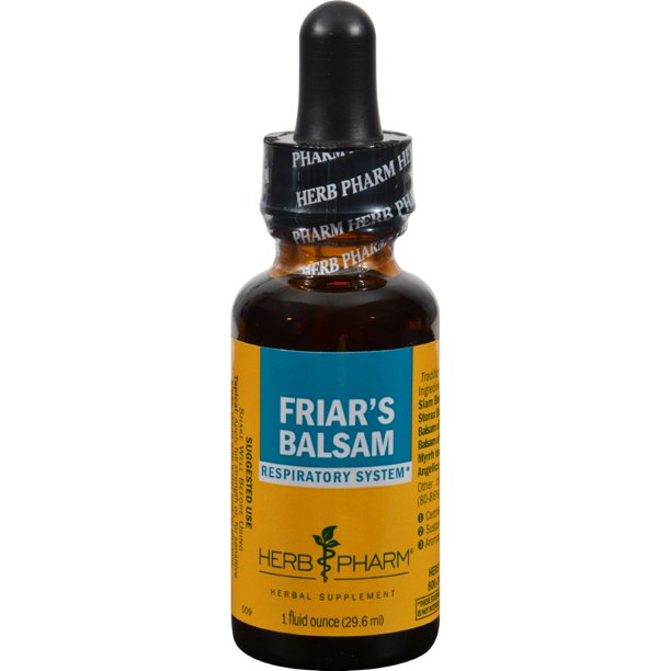 Herb Pharm Friars Balsam Compound Liquid Herbal Extract 1 fl oz
