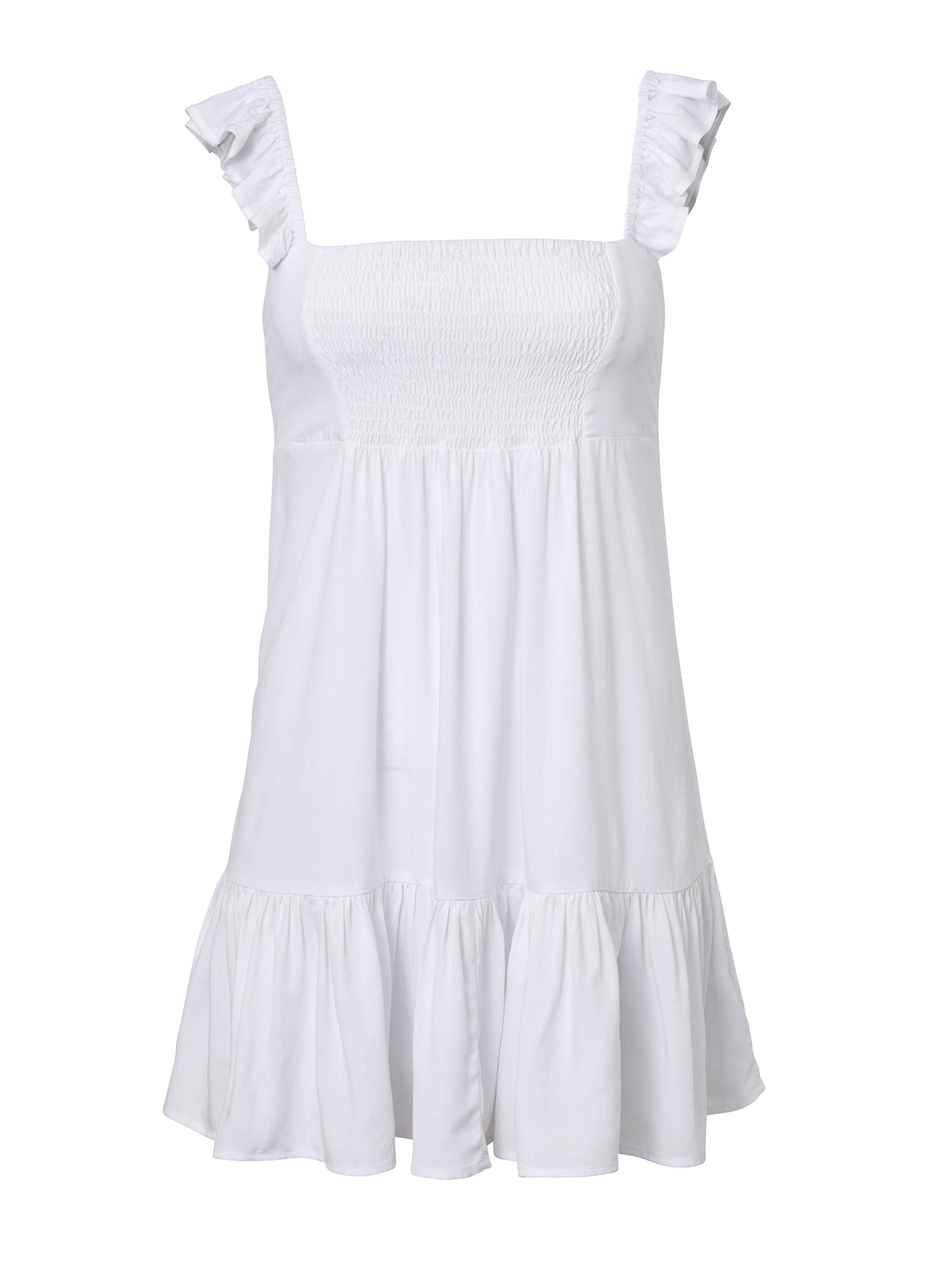 Jessica Simpson Women's Smocked Coverup Dress, Sizes XS-2XL