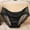 Black, variant on SCSAlgin Women Silk Satin Seamless Lingerie Lace Briefs Lady Panties Breathable Underwear