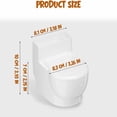 thumbnail image 6 of Cat & Dog Water Bowl – Toilet-Shaped Pet Drinking Dispenser with Removable Stainless Steel Inner Bowl, Anti-Spill, Non-Slip Raised Bowl for Cats, Kittens, and Small Dogs, 6 of 7