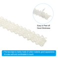 thumbnail image 3 of Unique Bargains 0.7' Wide 2 Yards Self-Adhesive Lace Tape Ribbon Stickers Masking Cotton Decorative for Craft, Beige 3 Pack, 3 of 8
