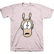 Mens Nickelodeon CatDog Shirt - Retro Nick Cat Dog tee - Classic Nick Graphic T-Shirt (Soft Pink, XX-Large)
