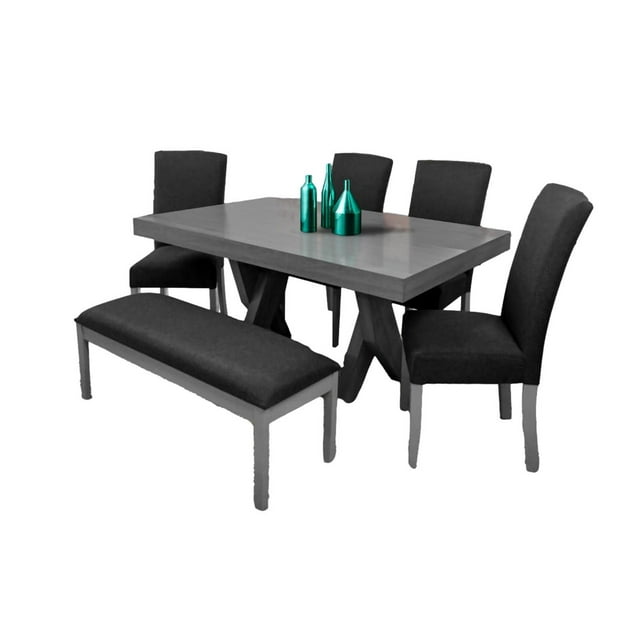 Antecomedor 4 Sillas 1 Banca Kessa Muebles Master
