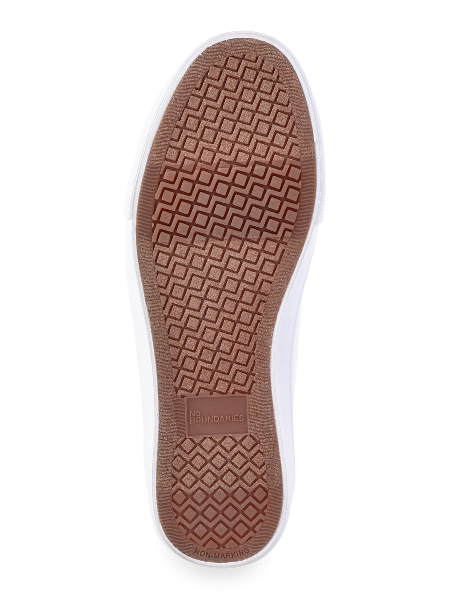 No Boundaries Classic Lace Up Sneakers, Wide Width Available, Womens