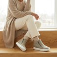 thumbnail image 2 of Cushionaire Hart Womens Casual Shoes with Dual Zippers- Lightweight Hidden Wedge Fashion Sneakers for Women, 2 of 20
