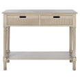 thumbnail image 2 of SAFAVIEH Landers Solid 2 Drawer 1 Shelf Console, Griege, 2 of 7
