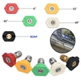 thumbnail image 4 of Pressure Washer Spray Nozzle Tips, 1/4 Degree Quick Connect, Multi Degree Pressure Washer Parts, 4 of 5