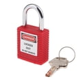 thumbnail image 1 of S SERENABLE Cadenas de Sécurité avec Clé Différent 25mm Métal Extérieur Rouge, 1 of 9