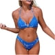 thumbnail image 2 of Tankini para mujer, bikini con escote en V y tirantes, traje de baño dividido, traje de baño dividido, traje de baño de dos piezas para mujer, trajes de baño tankini para mujer, traje de baño de 2 pie, 2 of 5