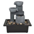 thumbnail image 2 of Electric Tabletop Fountain Office Desktop Ornament Tabletop Waterfall for Household Decoration, 2 of 5