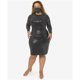 thumbnail image 1 of Bee Darlin Funda ajustada con tachuelas para mujer negro 3X Bodycon,Sheath, 1 of 1