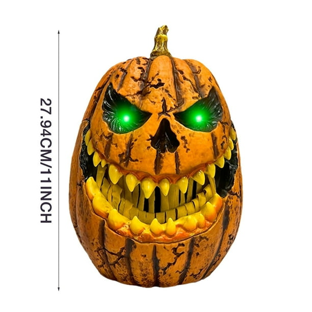 Halloween Pumpkin With Lights – Extendable Mouth Scary Jack-O