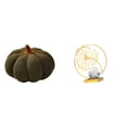 thumbnail image 1 of Juego de cojines de calabaza para Halloween. Cojín con forma de hoja, diseño de hierro forjado. Material cómodo, ideal para decoración del hogar,, 1 of 8