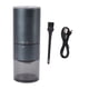 thumbnail image 1 of Molinillo de café eléctrico, fino, grueso, ajustable, automático, con carga USB, portátil, inalámbrico, molinillo de granos, 110ml, azul y gris, 1 of 10