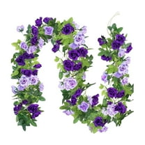 Inerposs Artificial Flower Garland, Silk Floral Vines, Wedding Arch Decorations, Home Garden Decor, Party Wall Decor for Indoor Outdoor Use