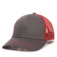 thumbnail image 4 of Outdoor Cap MBW-600 Mesh Back Cap-Charcoal/Red, 4 of 8