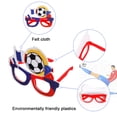thumbnail image 3 of 3 piezas de gafas de sol para fiesta de fútbol 2022, gafas novedosas para el mundial, accesorios para fotomatón, suministros para recuerdos de fiesta de fútbol de la Copa del Mundo 2022, 3 of 5