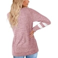 thumbnail image 4 of T-Shirts Décontractés à Manches Longues Rayés pour Femmes, Col Rond, Hauts Unis, Blouse Ample de Loisirs, 4 of 4