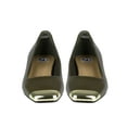 thumbnail image 2 of Ninety Union Eagle Metallic Heel Cap Toe Flat, Olive, 4, 2 of 5