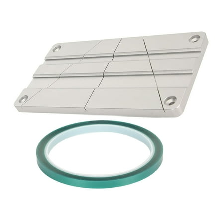 

TIERPOP Tape Splicing Set for Revoxsonido Open Reel Tape Media Splicing Block Kit for Full Track Connection Stable Splicing