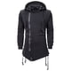 thumbnail image 2 of Hombres Moda Sudaderas con capucha Sudaderas Góticas Assassins Creed Cremallera lateral con cordones Chaqueta suelta Outwear Pompotops oipoqjl29795, 2 of 4