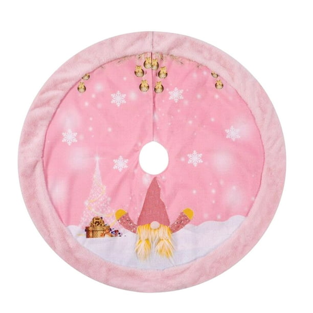 Adornos navideños Falda para árbol de Navidad Navidad con luces Falda para árbol de Rudolph Decoración para el hogar y el hotel