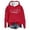 Red, variant on NinXxx Women's Letter Print Hoodie Casual Loose Pullover Sweatshirt Pink XXL