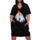 thumbnail image 1 of Vestido holgado con bolsillos para niño con globo BTC y cripto Bitcoin para cypherpunks, vestidos para mujer 2025, vestido holgado para mujer, 1 of 6