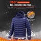 thumbnail image 2 of Chaqueta calefactora para hombre, Parkas cálidas, abrigo táctico, chaleco calefactado, 21 áreas, Invierno, 2 of 5